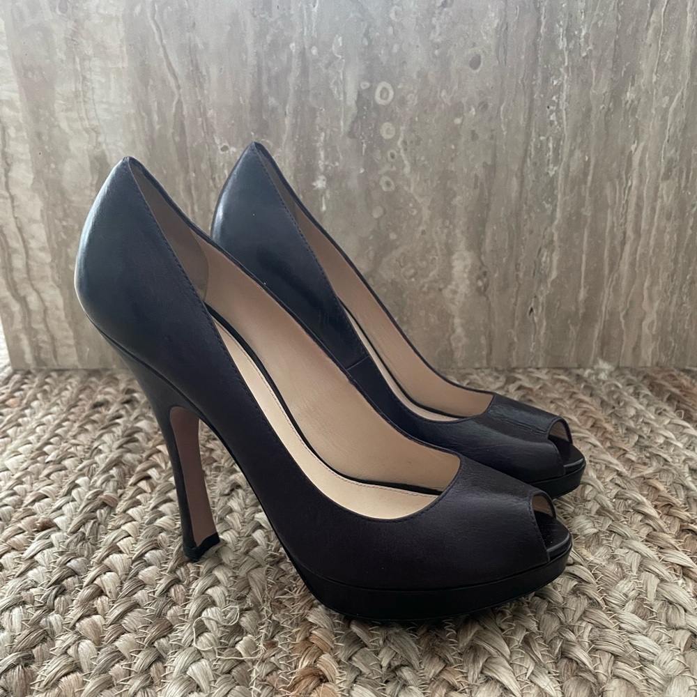 Prada peep toe heels size 37.5 - worn twice